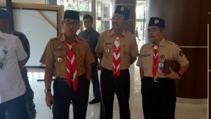 Mabicab Pramuka Kuansing Hadiri Rakor